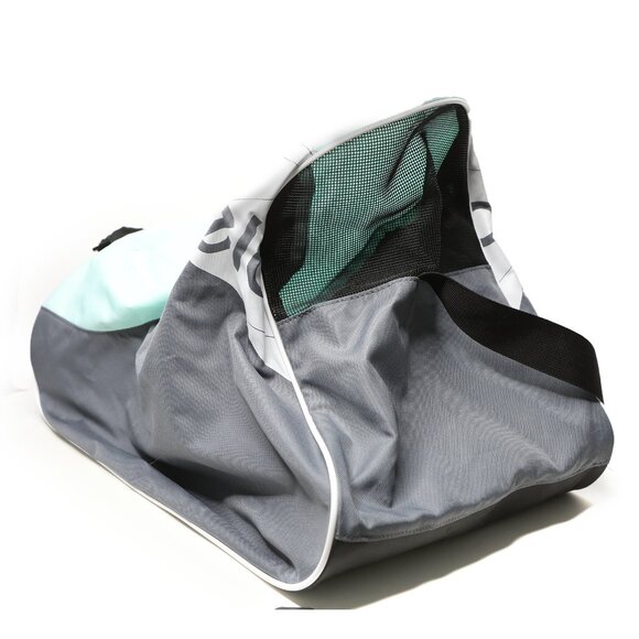 Oxleo 32L Inline Ice Skate Storage Carry Bag Zipper Top Mesh Adjustable Strap - Picture 6 of 9